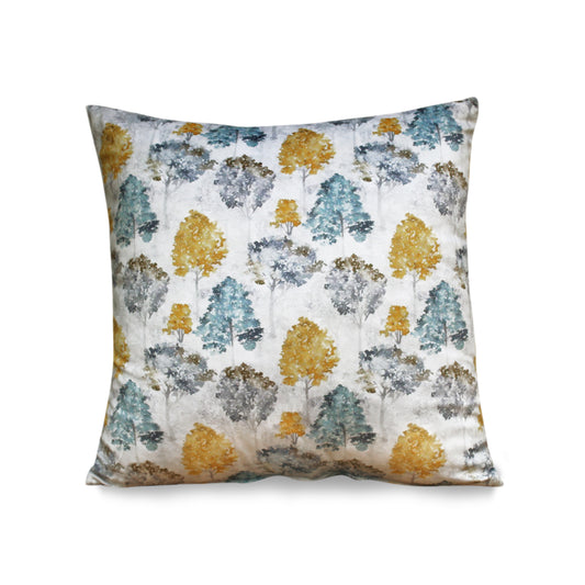 Golden Grove – Add Earthy Charm with Hand-Sketched Autumn Trees (17 x 17 inches)