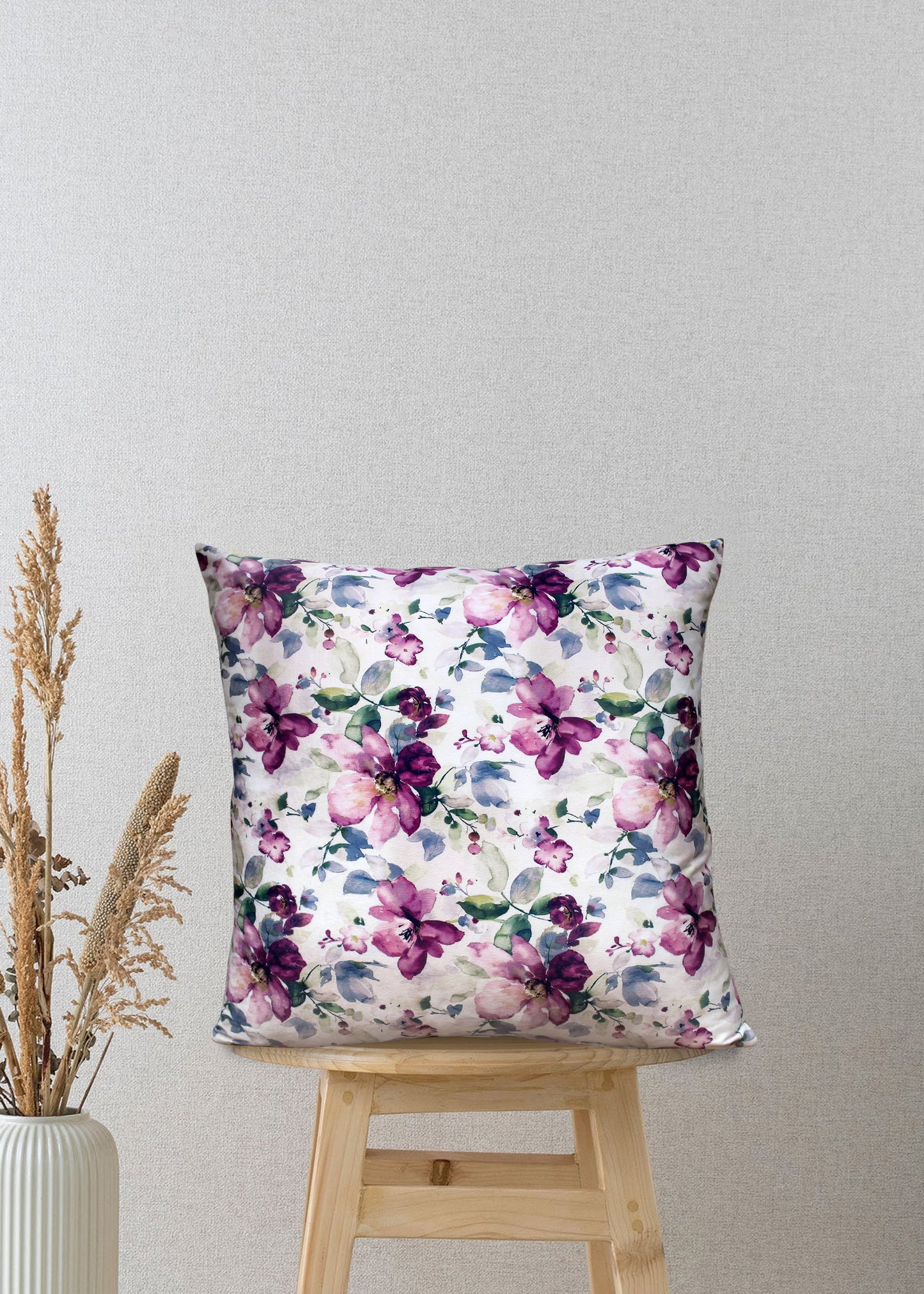 Violet Bloom – Create a Dreamy, Festive Vibe With Soothing Florals (17x17 inches)