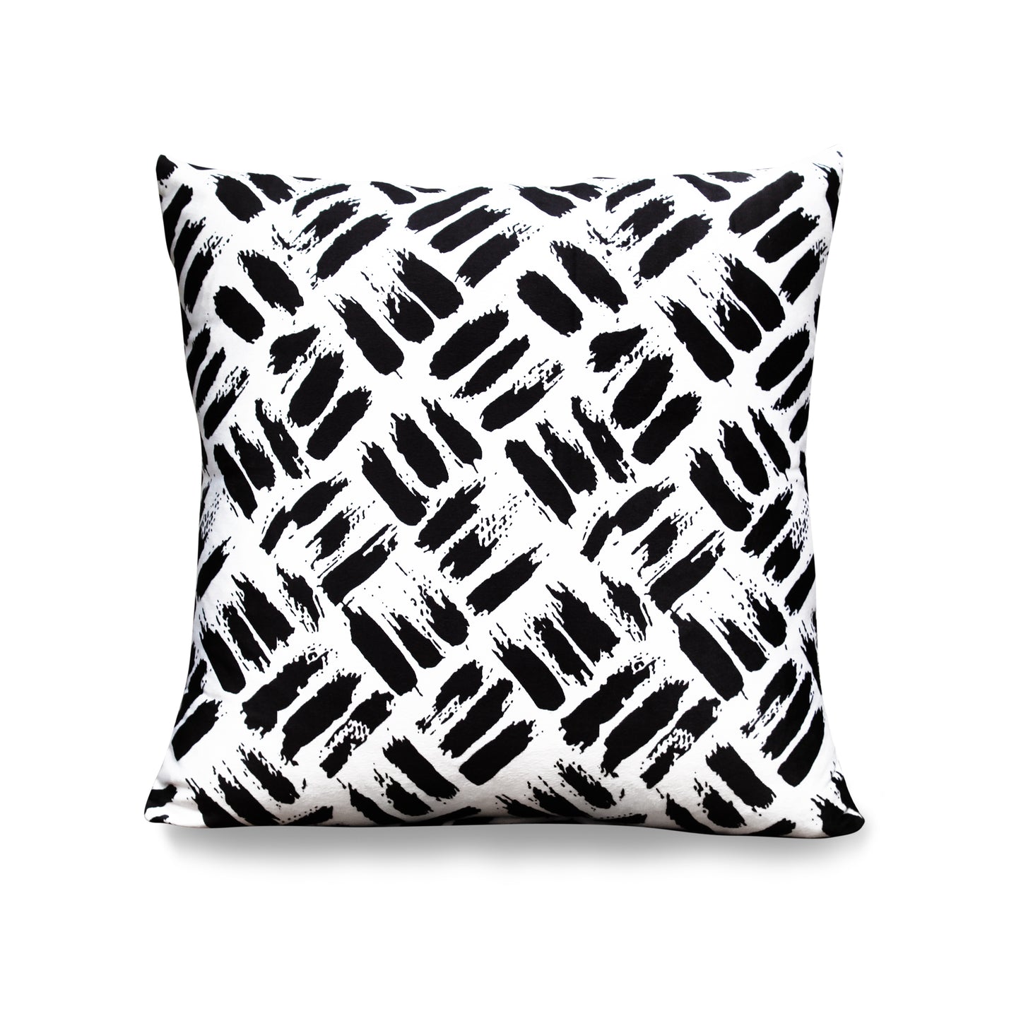 Zigzag Pulse – Give Your Minimalist Space a Bold Black & White Edge (17 x 17 inches)