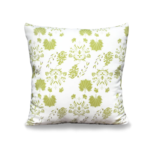 Fern Whisper – Bring In Nature's Calm with Gentle Green Florals (17 x 17 inches)