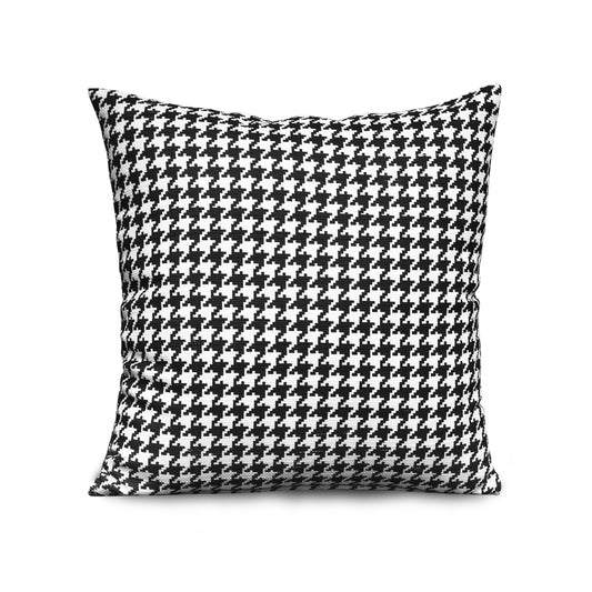 Bold Checkmate – Turn a Plain Sofa Into a Modern Statement Piece (17x17 inches)