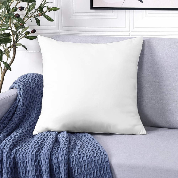 Premium Filled Cushion Pillow – Pack of 1 | Soft & Fluffy 18x18 Cushion Insert for Sofa, Bed & Chairs