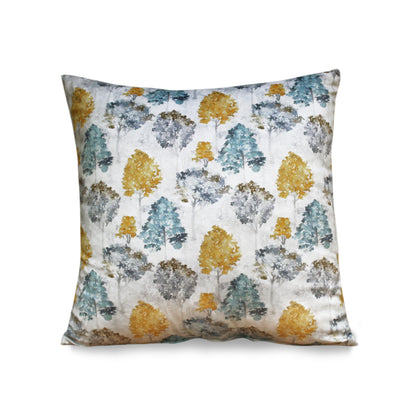 Golden Grove – Add Earthy Charm with Hand-Sketched Autumn Trees (17 x 17 inches)