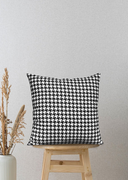 Bold Checkmate – Turn a Plain Sofa Into a Modern Statement Piece (17x17 inches)