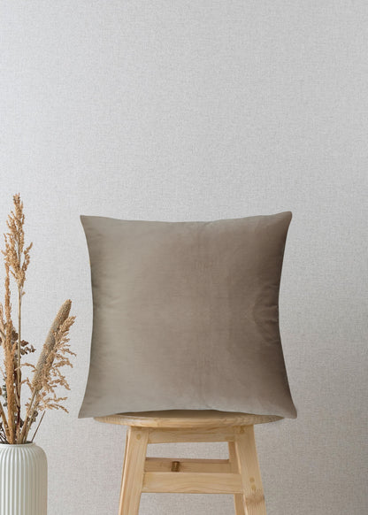 Stonewall Velvet Cushion – Subtle Elegance for a Timeless Look, 17x17 Iches
