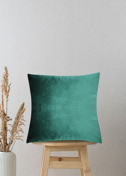 Emerald Green Velvet Cushion – Luxurious & Vibrant Home Accent, 17x17 Iches