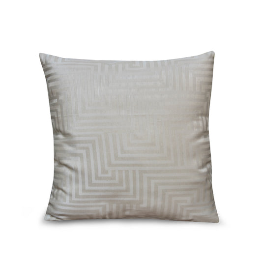 Royal Luxe Cotton Seed Jacquard Cushion Cover – 17x17 Inches | Elegant Decorative Pillow