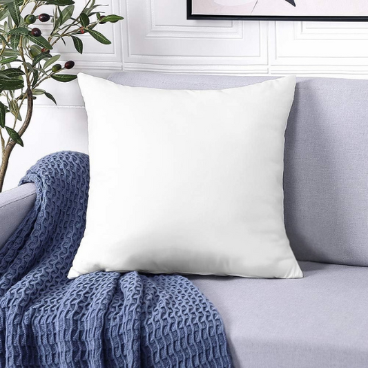 Premium Filled Cushion Pillow – Pack of 1 | Soft & Fluffy 18x18 Cushion Insert for Sofa, Bed & Chairs